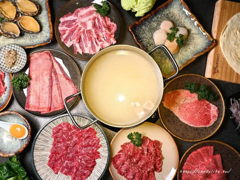 一潤鮮切鍋物｜台中人氣燒肉店新品牌開在這，台中高檔火鍋，主打現切頂級冷藏肉，還有免費和牛擔擔麵爽爽吃～