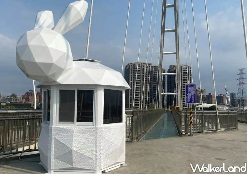 新莊新月橋「月兔」/ WalkerLand窩客島整理提供 未經同意不可轉載