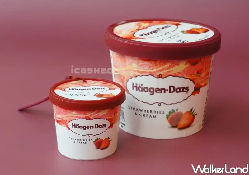 哈根達斯草莓冰淇淋icash2.0 / WalkerLand窩客島整理提供 未經許可，不得轉載