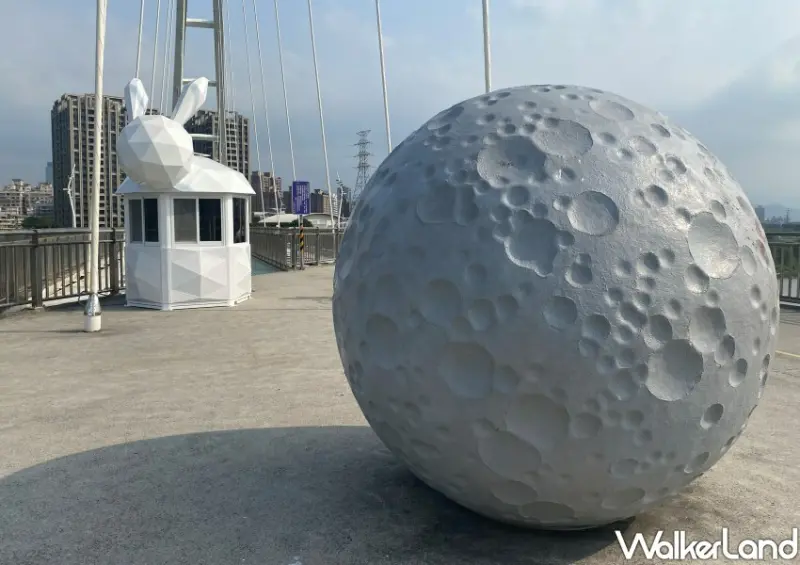 新莊新月橋「月兔」/ WalkerLand窩客島整理提供 未經同意不可轉載