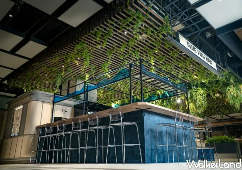 NOKE忠泰樂生活「BLUE FISH BAR」 WalkerLand窩客島整理提供 未經同意不可轉載