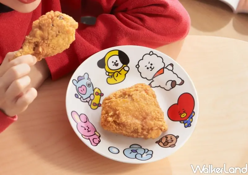 麥當勞 BT21 陶瓷餐具三件組 / WalkerLand窩客島整理提供 未經許可，不得轉載