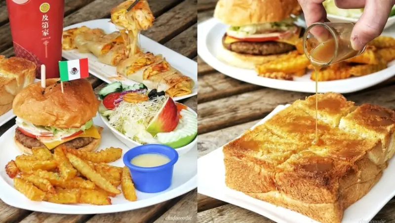及第家手作早午餐-超厚重五盎司牛肉堡拼盤與甜滋滋的牛奶糖厚片!高雄鳳山早午餐輕食餐餐廳~也有午間麵食鍋燒意麵可選擇~及第家手作早午餐鳳山經武店