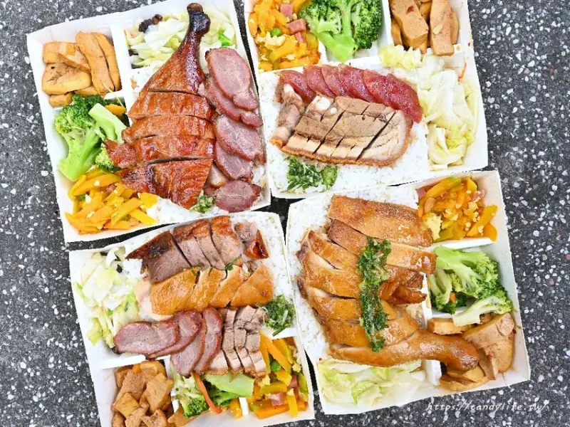 吉仕燒臘｜台中厲害燒臘便當，營業時間人潮沒停過，大推燒鴨腿便當，晚來吃不到！