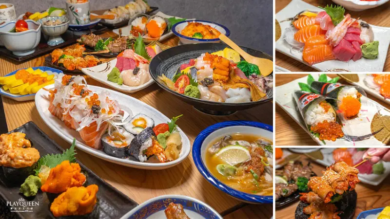 九屋太平の聚客所(九屋日式料理)｜台中太平NO.1超浮誇日式料理，超澎湃豪華九屋綜合丼，軍艦沙拉、海膽、生魚片握壽司，台中隱藏版必吃日式料理報到