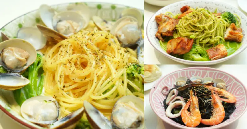 台南平價義大利麵【木易廚房】七股直送蛤蜊、特製青醬橘醬、醬濃份量多！FB打卡送脆薯│使用molisana茉莉義大利麵│台南美食推薦