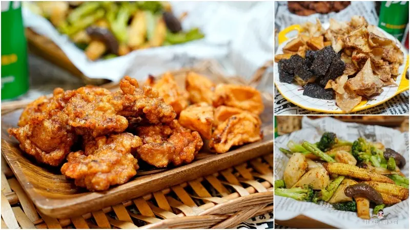 暖男炸雞通化店 必點獨家秘製的焦糖炸雞、蒜味炸雞 外酥內嫩多汁 有夠涮嘴！