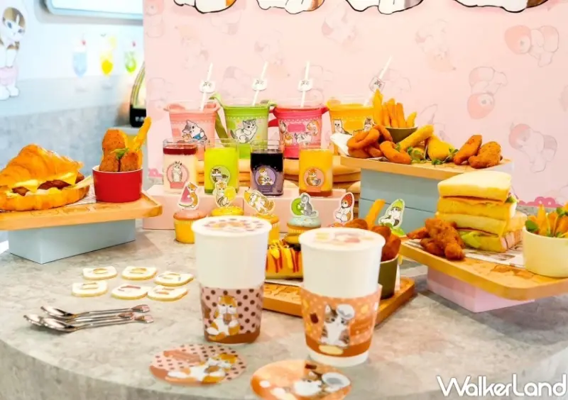 貓福珊迪mofusand輕食快閃店 / WalkerLand窩客島整理提供 未經許可，不得轉載