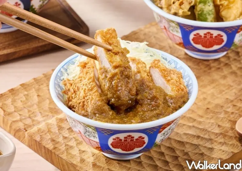 金子半之助「咖哩豬排雙饗丼」/ WalkerLand窩客島整理提供 未經同意不可轉載