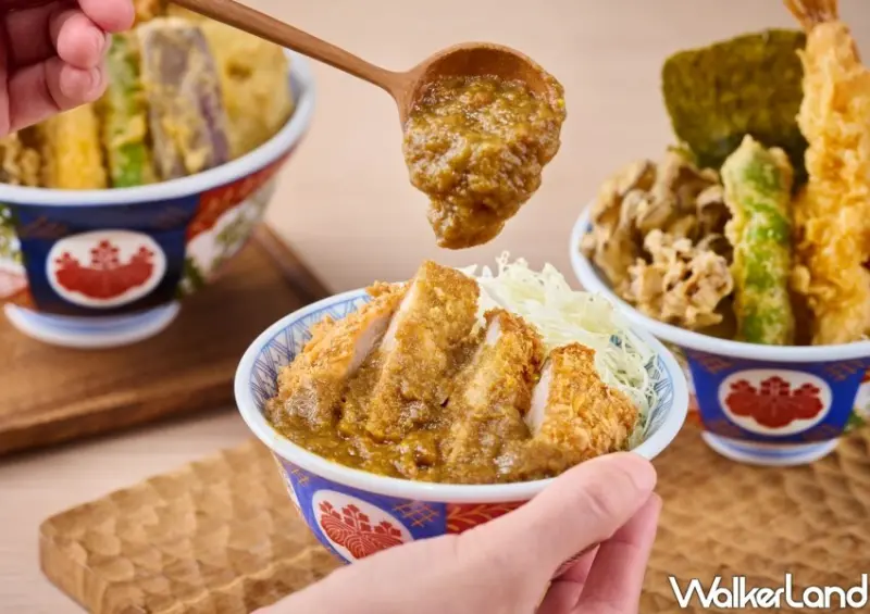 金子半之助「咖哩豬排雙饗丼」/ WalkerLand窩客島整理提供 未經同意不可轉載