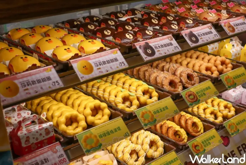 Mister Donut LINE FRIENDS系列新品 / WalkerLand窩客島整理提供 未經許可，不得轉載