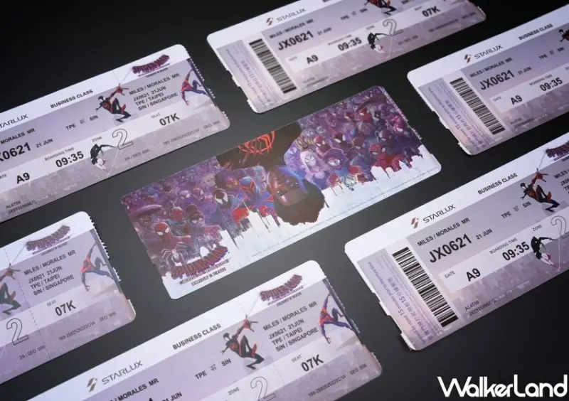 星宇航空 蜘蛛人宇宙主題航班 / WalkerLand窩客島整理提供 未經同意不可轉載