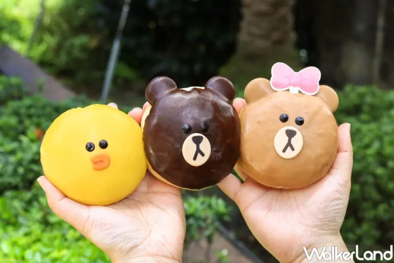Mister Donut LINE FRIENDS系列新品 / WalkerLand窩客島整理提供 未經許可，不得轉載