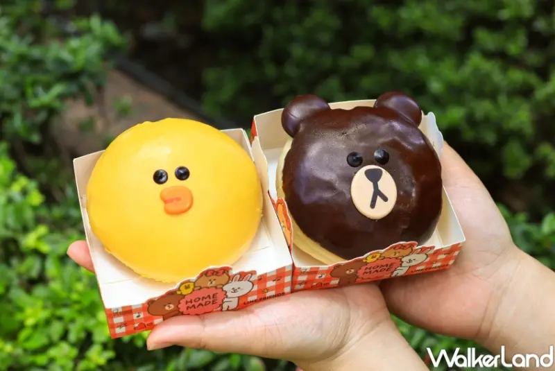 Mister Donut LINE FRIENDS系列新品 / WalkerLand窩客島整理提供 未經許可，不得轉載