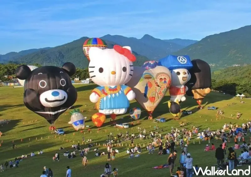 2023台灣國際熱氣球嘉年華 / WalkerLand窩客島整理提供 未經許可，不得轉載