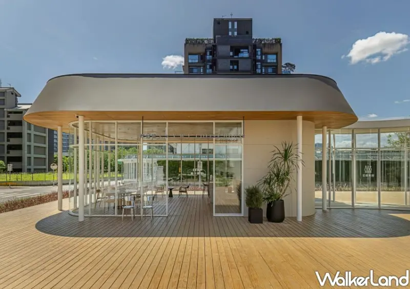 內湖270度玻璃咖啡屋「深澤直人 ╳ VWI COFFEE HOUSE」/ WalkerLand窩客島整理提供 未經同意不可轉載