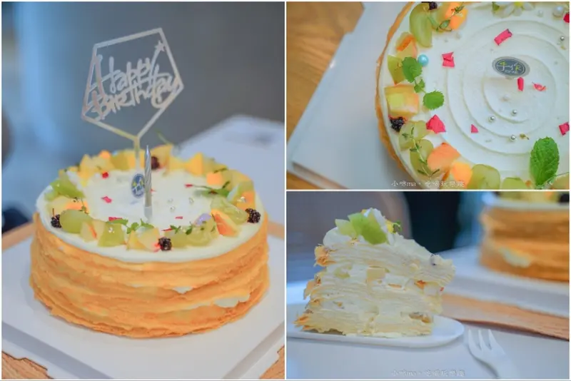 4k手作烘焙｜超強千層蛋糕藏在三重小巷內，層層堆疊的低糖奶霜好吃不膩，三重手作蛋糕 / 客製化蛋糕