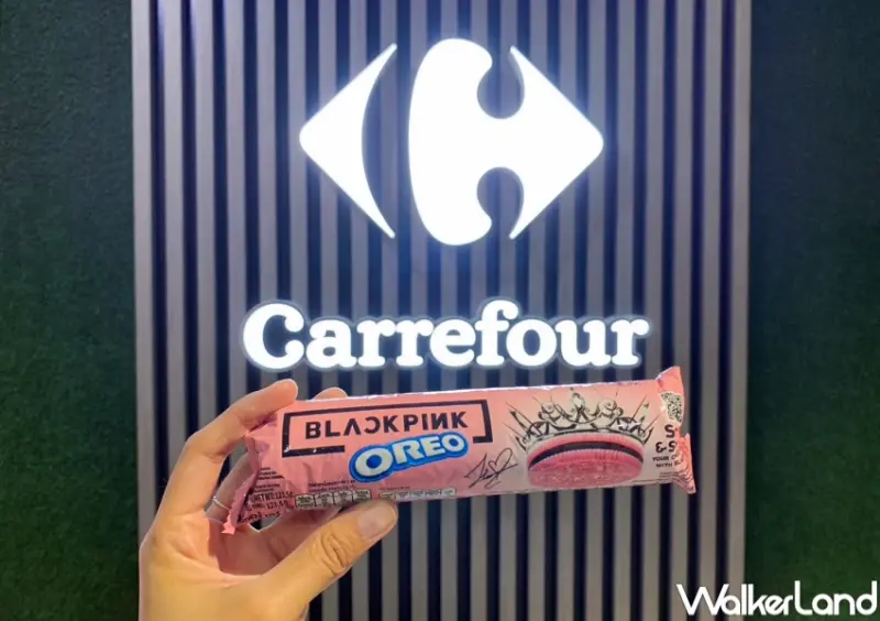 OREO X BP 黑巧夾心粉紅三明治餅乾 / WalkerLand窩客島提供 未經許可，不得轉載