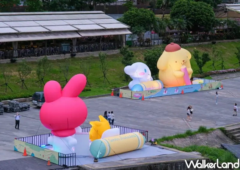 新店碧潭三麗鷗光雕秀「三麗鷗碧潭寫生趣」/ WalkerLand窩客島整理提供 未經同意不可轉載