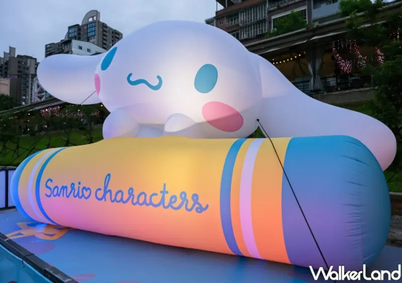 新店碧潭三麗鷗光雕秀「三麗鷗碧潭寫生趣」/ WalkerLand窩客島整理提供 未經同意不可轉載