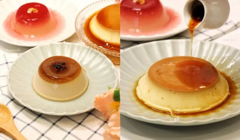 依蕾特布丁-白桃紅茶奶酪口感Q彈果香芬芳~甜而不膩的經典口味焦糖鮮奶布丁~2023中秋節禮盒送禮推薦台南甜點依蕾特布丁