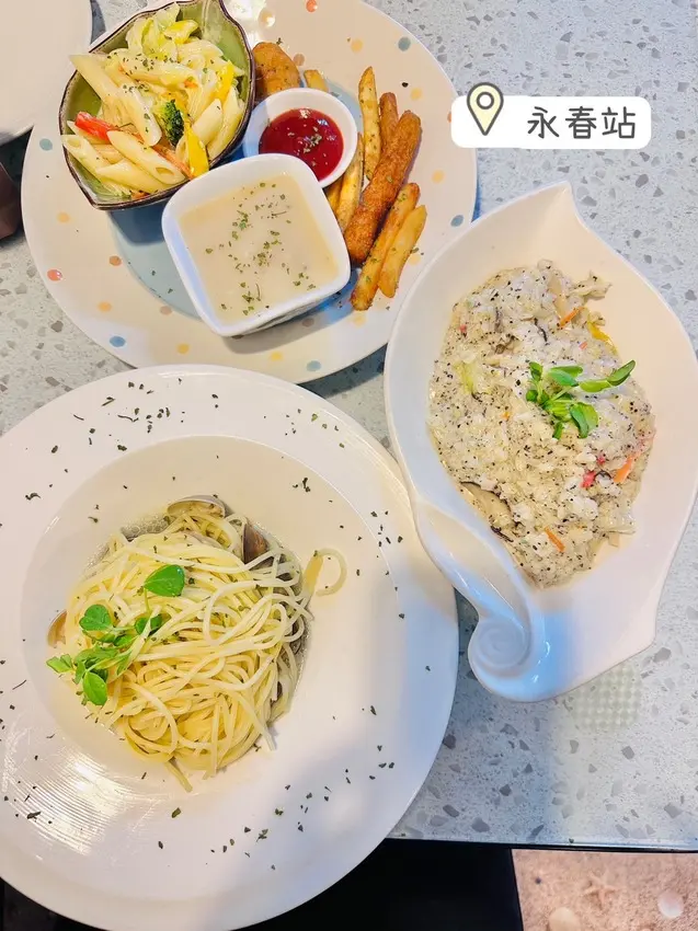 [台北。信義] 永春站︱平價料多實在適合親子的義大利麵/燉飯餐廳︱班彼諾餐坊