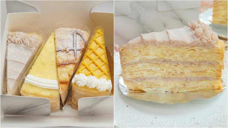 台中蛋糕推薦｜2度C NiGuo倪菓手作千層蛋糕，30層以上超好吃芋頭千層、新鮮芒果蛋糕