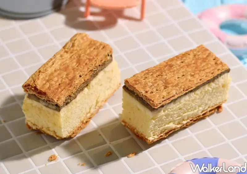 再睡5分鐘 X 拿破崙先生聯名「黑糖濃茶歐蕾拿破崙蛋糕5mini」 購買資訊/ WalkerLand窩客島整理提供 未經同意不可轉載