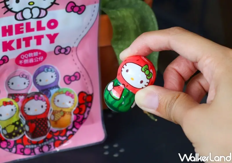 Hello Kitty不倒翁公仔 / WalkerLand窩客島提供 未經許可，不得轉載