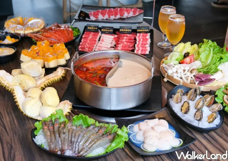 台北火鍋吃到飽「辛巴適麻辣鍋」榴槤火鍋、榴槤吃到飽/ WalkerLand窩客島整理提供 未經同意不可轉載