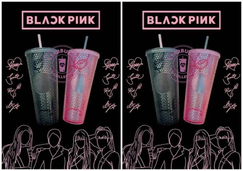 BLACKPINK星巴克聯名杯/ WalkerLand窩客島整理提供 未經同意不可轉載