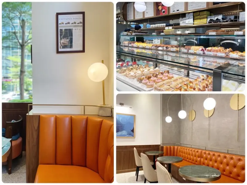 【卡啡那內湖啟航館】超過50種甜點、鹹食選擇，內裝像是在郵輪品嚐法式甜點