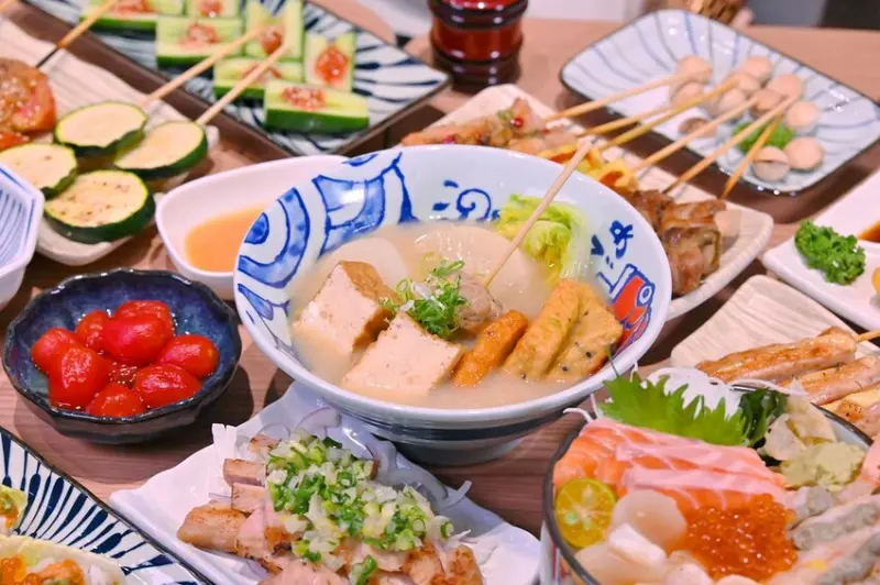 台中勤美新開幕台中勤美居酒屋 豪華海鮮丼飯 日式關東煮 串燒都推薦/百川酒場