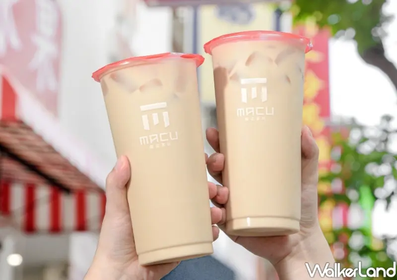 麻古茶坊蜜桃奶茶/ WalkerLand窩客島整理提供 未經許可不可轉載