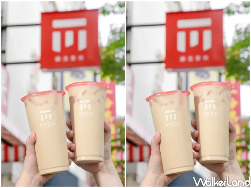 麻古茶坊蜜桃奶茶/ WalkerLand窩客島整理提供 未經許可不可轉載
