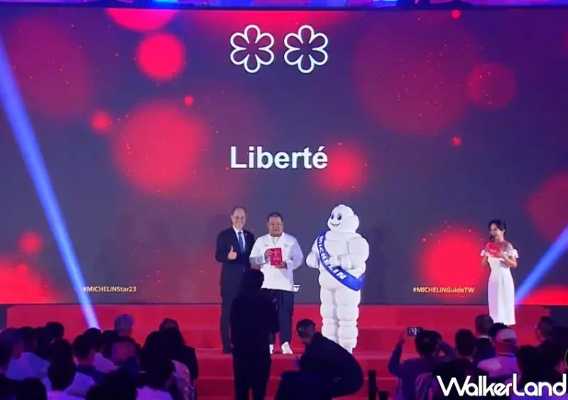 ​​米其林二星2023得獎餐廳名單/ WalkerLand窩客島整理提供 未經許可不可轉載