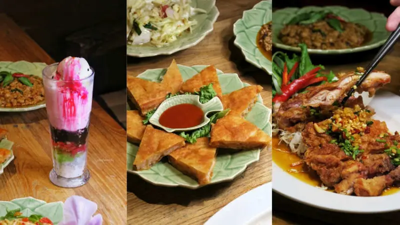 新泰城泰式料理-酸甜辣香口味道地的高雄泰式料理餐廳~泰式甜點摩摩喳喳還有搭配香草冰淇淋~想吃超厚月亮蝦餅首選高雄新泰城泰式料理餐廳