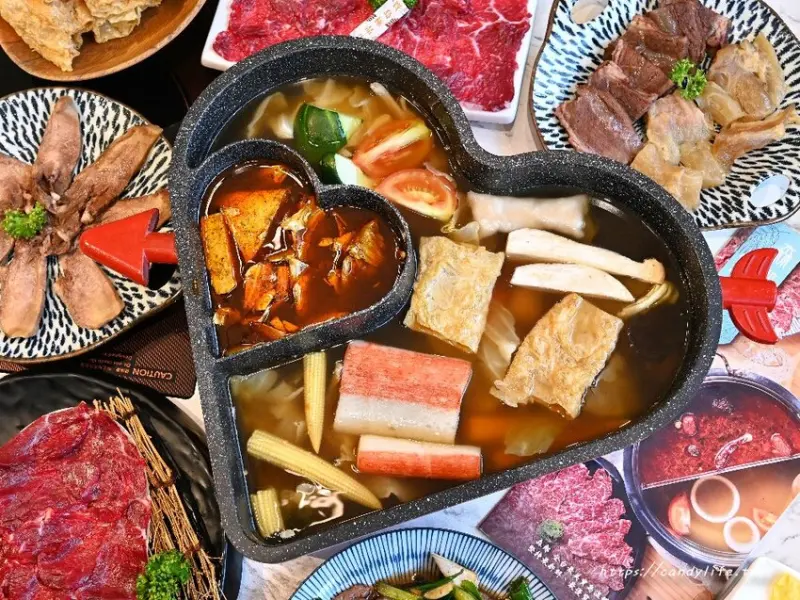 森鄰鍋物｜台中情人節餐廳推薦！台中也吃得到台南現宰溫體牛，還有情人節限定愛心鍋套餐