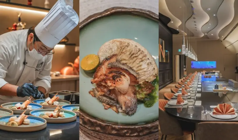 台中高級「無菜單鐵板燒」，A5和牛＋現撈龍蝦！11道精緻主廚料理 ｜ 莫登鉄板燒