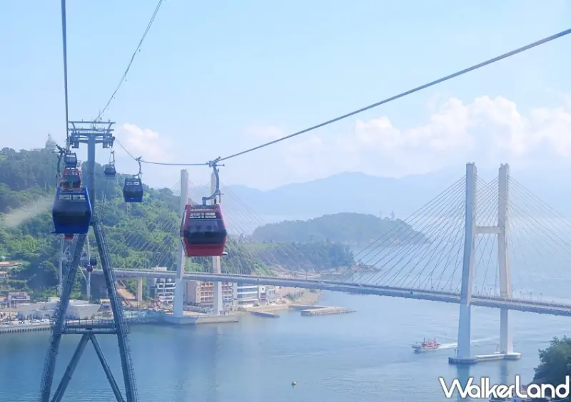 韓國麗水景點 麗水海上纜車/WalkerLand窩客島整理提供 未經許可不可轉載