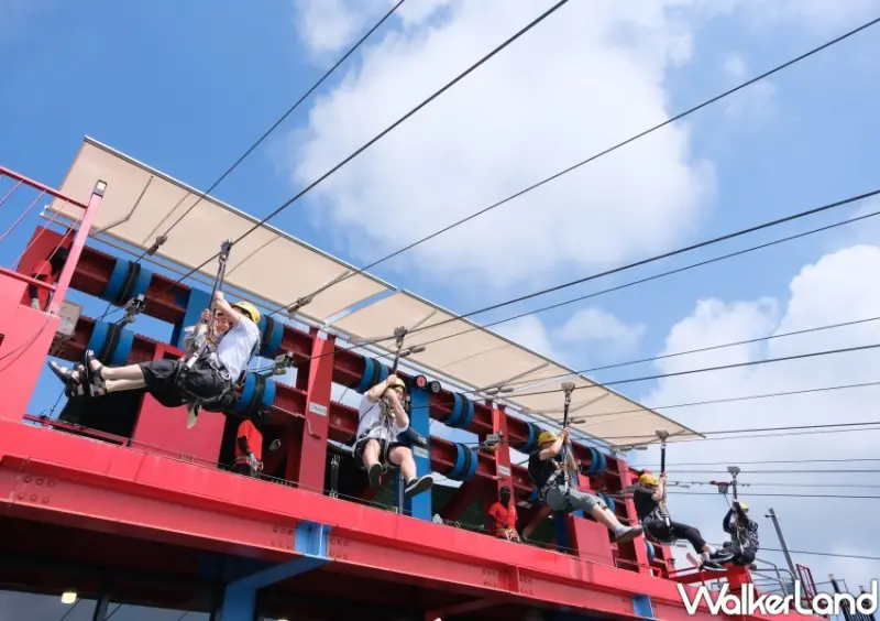 韓國麗水景點推薦 華美達廣場飯店 海上高空滑索/WalkerLand窩客島整理提供 未經許可不可轉載