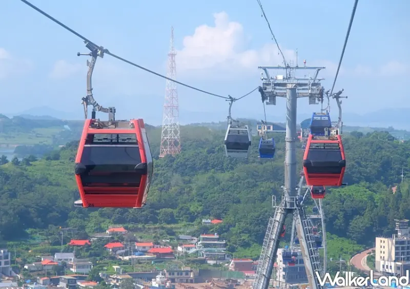 韓國麗水景點 麗水海上纜車/WalkerLand窩客島整理提供 未經許可不可轉載