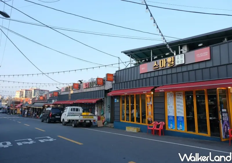大邱美食推薦：스마일푸드微笑烤腸 /WalkerLand窩客島整理提供 未經許可不可轉載