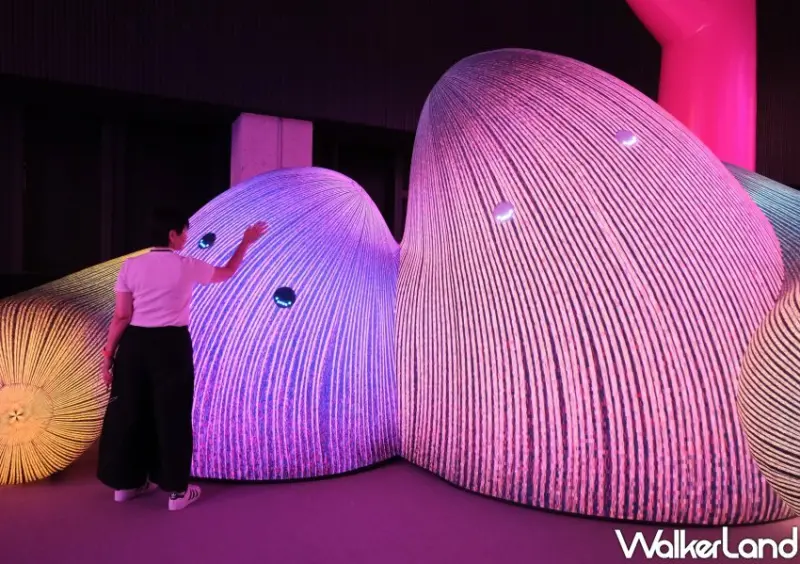 誠品生活新店「AI靈感大師：澳洲3D光影觸動樂園」/ WalkerLand窩客島整理提供 未經許可不可轉載