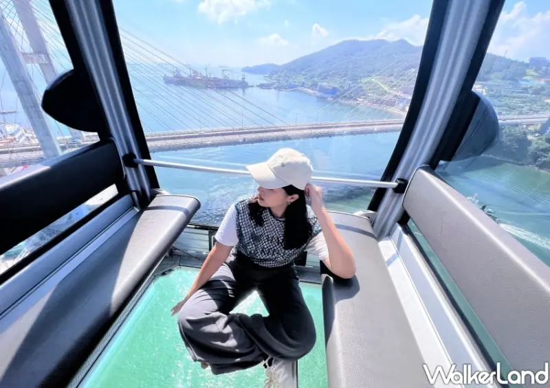 韓國麗水景點 麗水海上纜車/WalkerLand窩客島整理提供 未經許可不可轉載