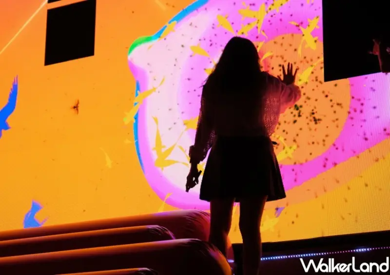 誠品生活新店「AI靈感大師：澳洲3D光影觸動樂園」/ WalkerLand窩客島整理提供 未經許可不可轉載