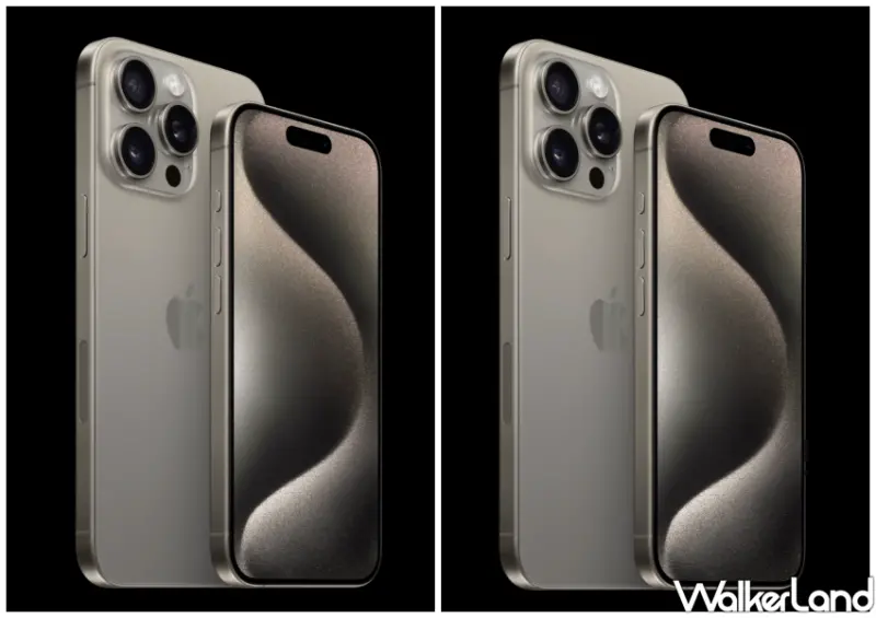 iPhone 15 Pro、iPhone 15 Pro Max/WalkerLand窩客島整理提供 未經許可不可轉載