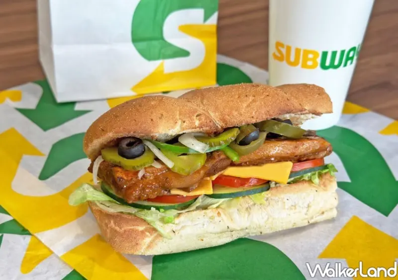 SUBWAY 青花椒烤雞腿堡/WalkerLand窩客島整理提供 未經許可不可轉載