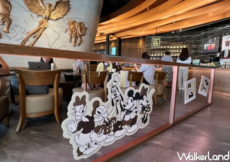 星巴克、迪士尼聯名咖啡廳 台北時代門市/WalkerLand窩客島整理提供 未經許可不可轉載
