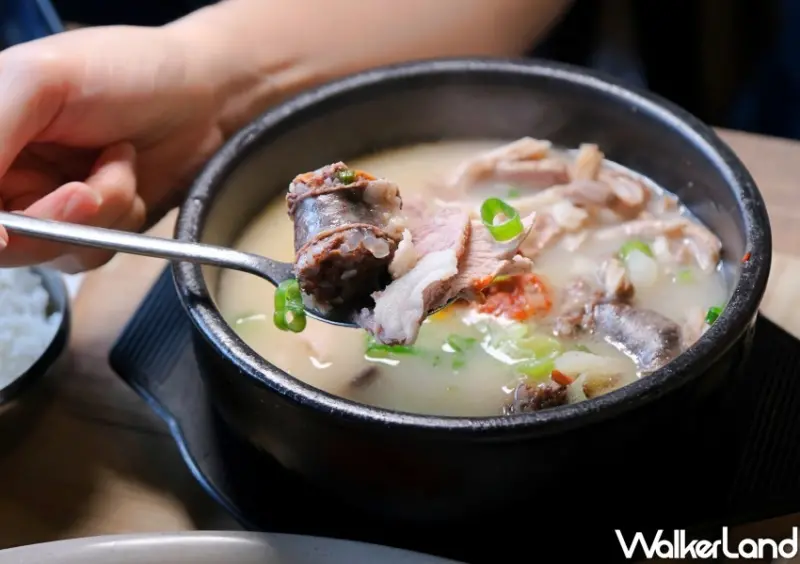 釜山美食推薦 密陽血腸豬肉湯飯/WalkerLand窩客島整理提供 未經許可不可轉載